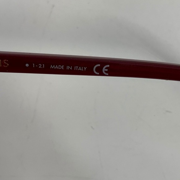 CELINE Paris Eyeglasses Frames Burgundy Cat Eye CL50068I 069 52-20-145 Women - Picture 8 of 8